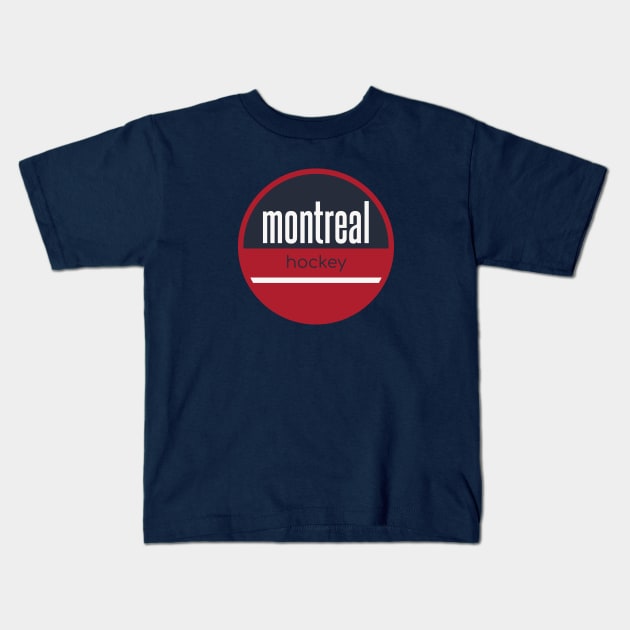 montreal canadiens hockey Kids T-Shirt by BVHstudio